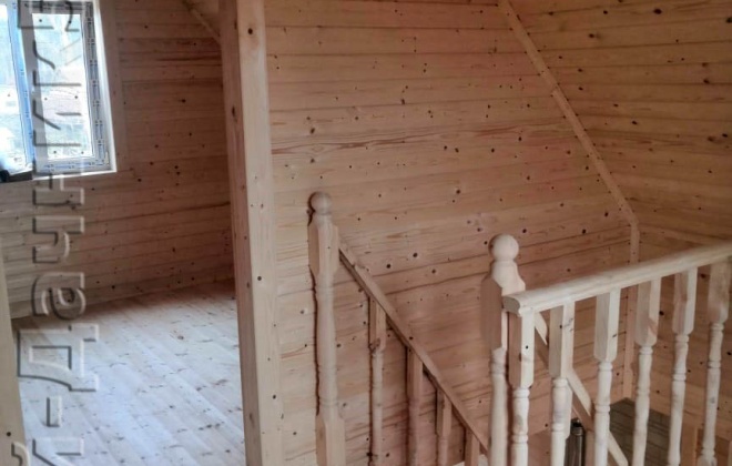 4 Каркасно-щитовой дом 6×6, 63 м², Ленинградская область, посёлок Лейпясуо (4)